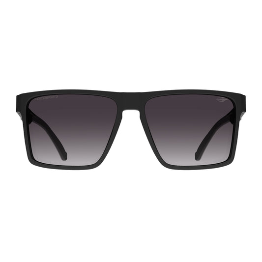 Óculos de Sol Mormaii Monterey 2 Motorsports Preto com Vermelho Lente Cinza Degradê