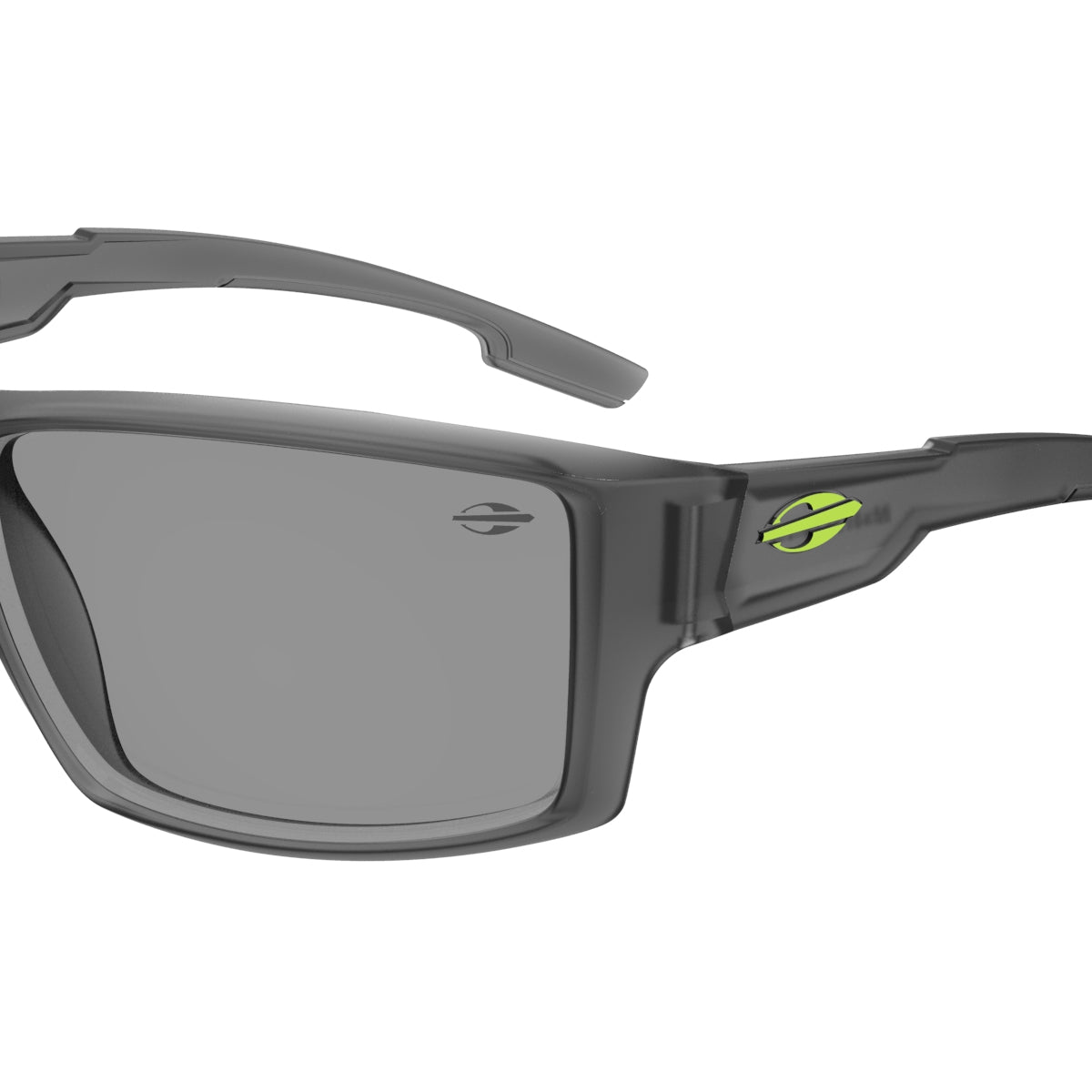 Óculos de Sol Mormaii Joaca 4 Motorsports Fumê Fosco Lente Cinza Flash Prata