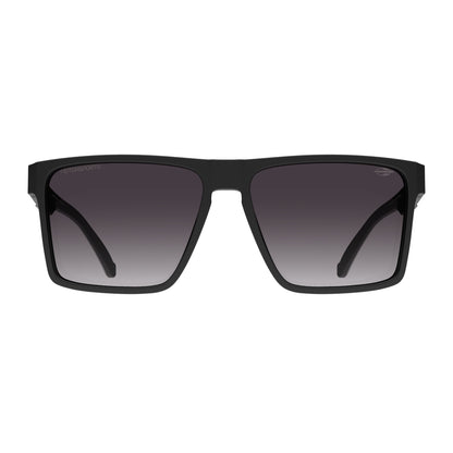 Óculos de Sol Mormaii Monterey 2 Motorsports Preto com Vermelho Lente Cinza Degradê