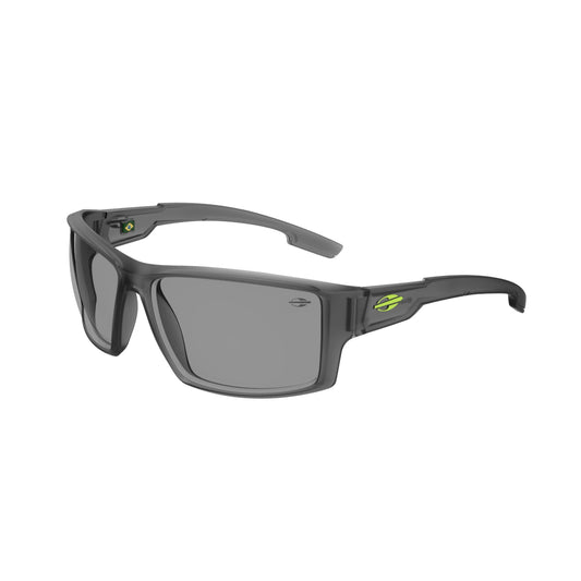 Óculos de Sol Mormaii Joaca 4 Motorsports Fumê Fosco Lente Cinza Flash Prata