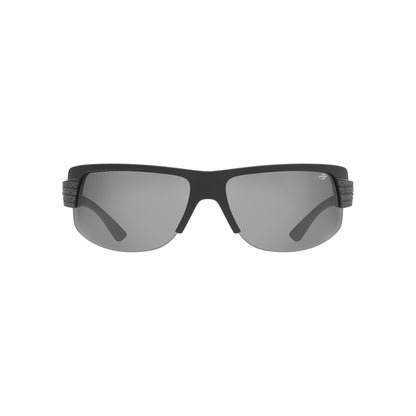 Óculos de Sol Mormaii Gamboa Air 4 Motorsports Preto Fosco Lente Cinza Flash Prata