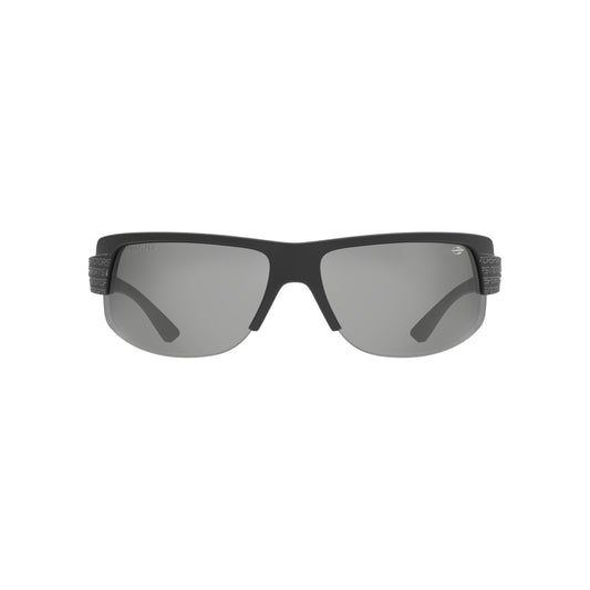 Óculos de Sol Mormaii Gamboa Air 4 Motorsports Preto Fosco Lente Cinza Flash Prata